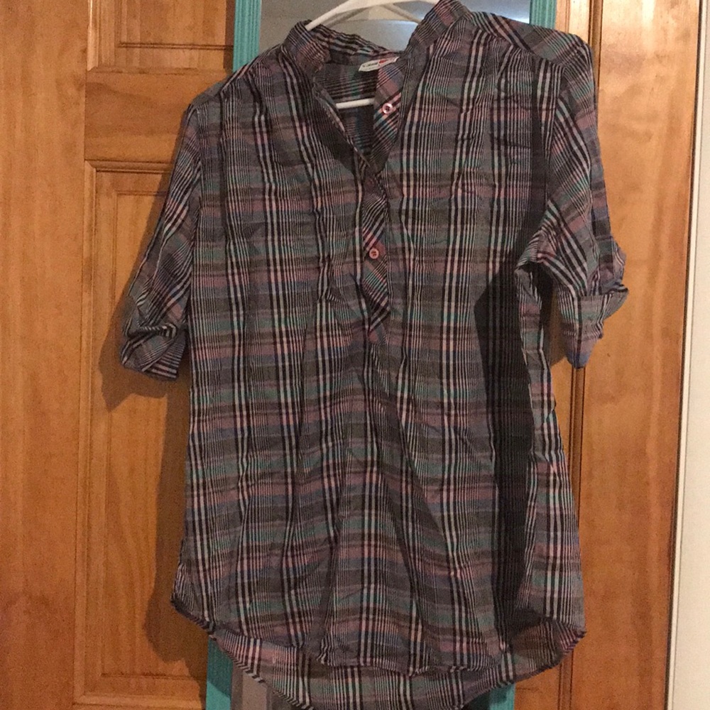 Plaid shirt. Size 16.